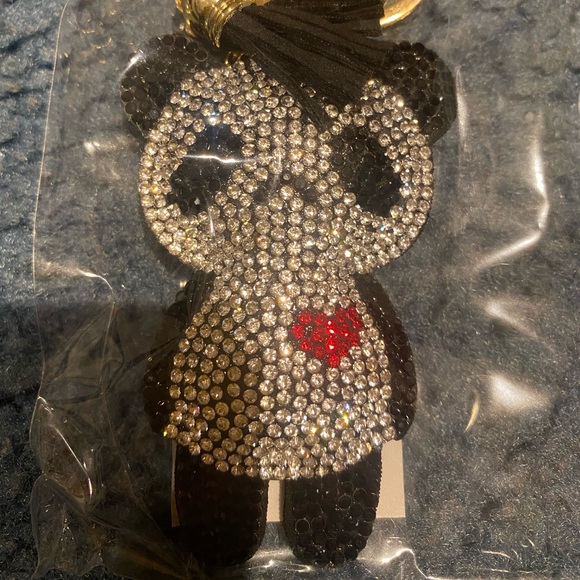 Panda Rhinestone Keychain/Purse Charm 🐼 - Picture 4 of 4